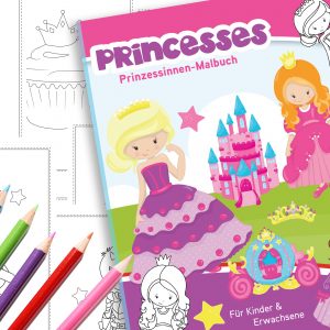 Prinzessin Malbuch zum Download
