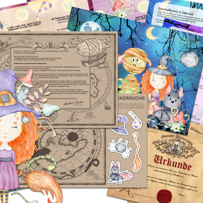 Halloween -Schatzsuche-Schnitzeljagd-Download-Abenteuer