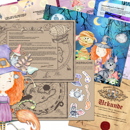 Halloween -Schatzsuche-Schnitzeljagd-Download-Abenteuer