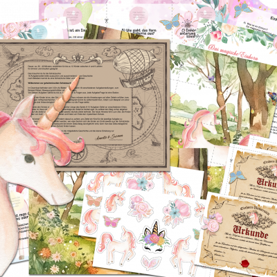 WERBUNG-Schatzsuche-Schnitzeljagd-Download-Einhorn