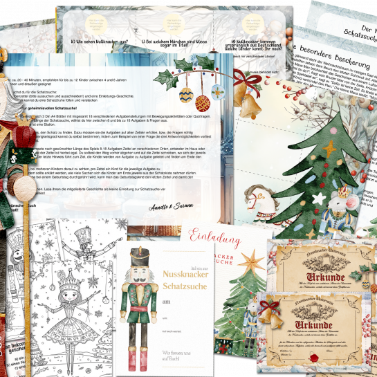 Nussknacker Weihnachten Schatzsuche Schnitzeljagd