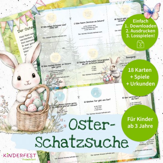 Cover Oster Schatzsuche für Kinder