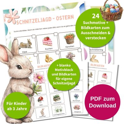 Kinder Schnitzeljagd Ostern Kindergeburtstag