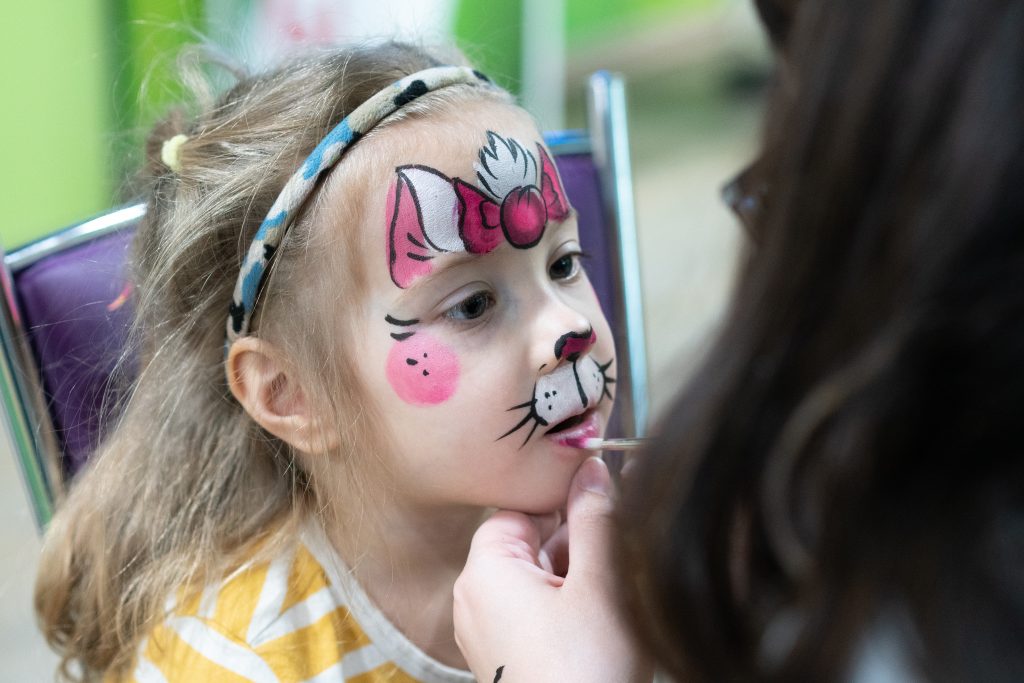 Kinderschminken bei IKEA Frankfurt