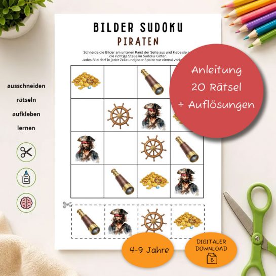 Piraten-Bilder-Sudoku-fuer-Kinder