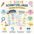 5 Sinne Schnitzeljagd Silvester für Kinder