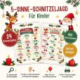 5 Sinne Schnitzeljagd Adventskalender für Kinder