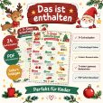 5 Sinne Schnitzeljagd Adventskalender für Kinder
