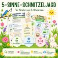 5 Sinne Schnitzeljagd Frühling