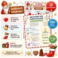 5 Sinne Schnitzeljagd Nikolaus Spiel für Kinder