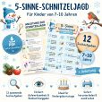 5 Sinne Schnitzeljagd Winter