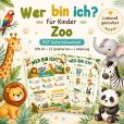 Wer-bin-ich Spiel Zoo für Kinder